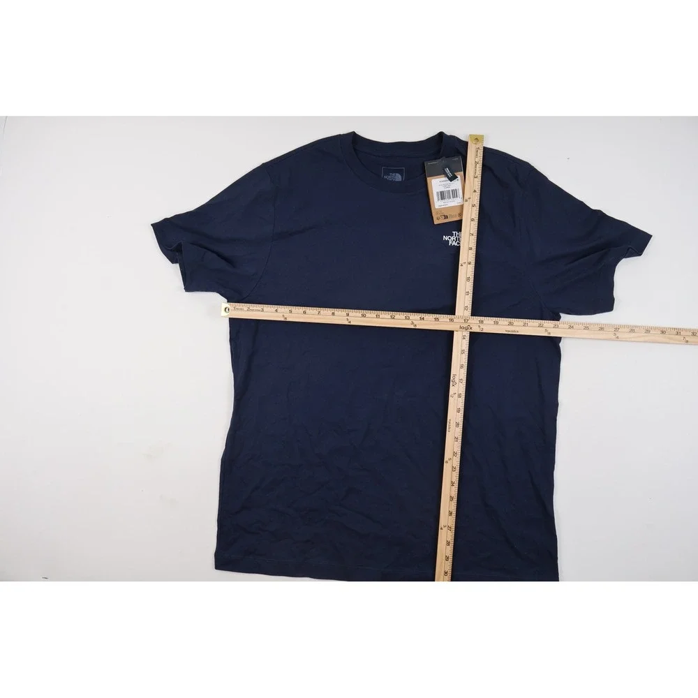 The North Face Shirt Evo Box NSE Regular SS Tee Summit Navy Blue XL NWT